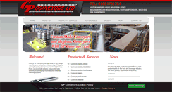 Desktop Screenshot of gpconveyors.co.uk
